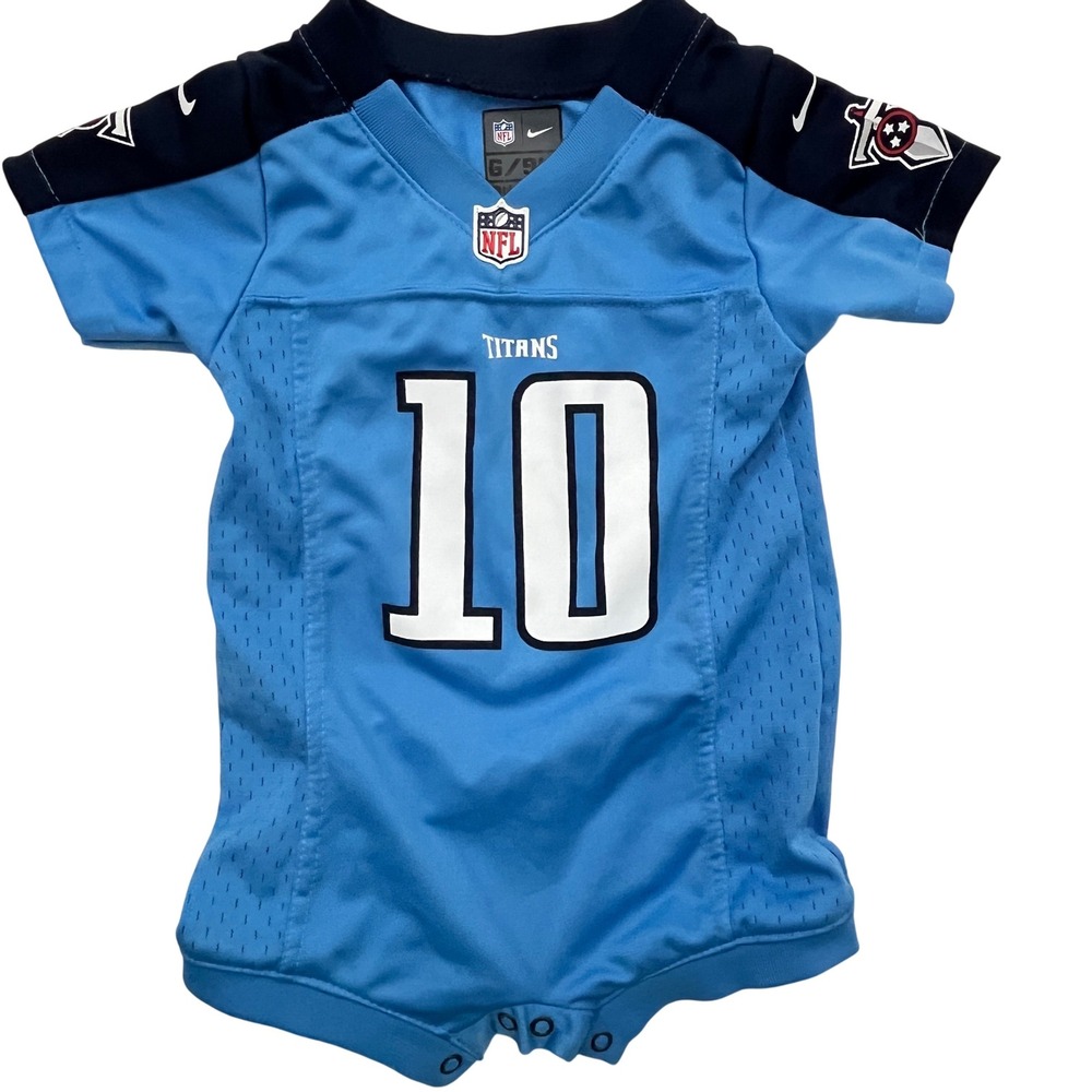 Tennessee Titans Jake Locker Infant Baby Jersey Romper 6-9 Months On Field NFL